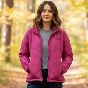North Face Women’s Quilted Pink Jacket XL  NWT